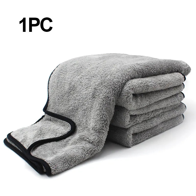 Microfiber Towel Car Wash Accessories Super Absorbency Cloth Premium One-Time Drying