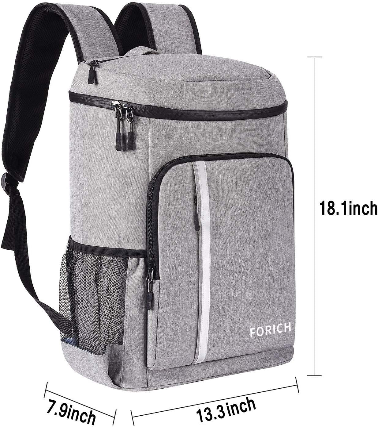 Backpack Cooler Leakproof Insulated Waterproof Backpack, Lightweight Soft Beach Cooler for Men Women to, 30 Cans