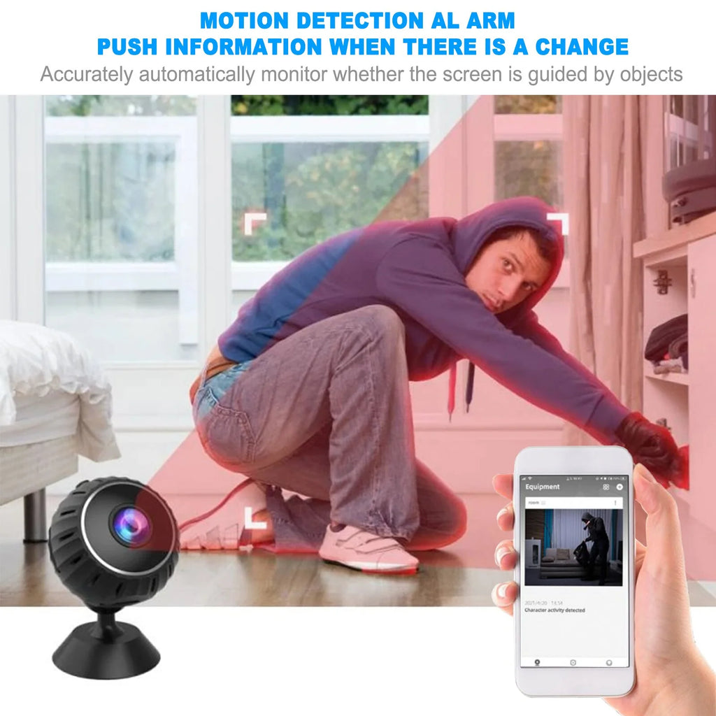 Mini Hidden Spy Nanny Camera Wifi Home Security HD 1080P DVR