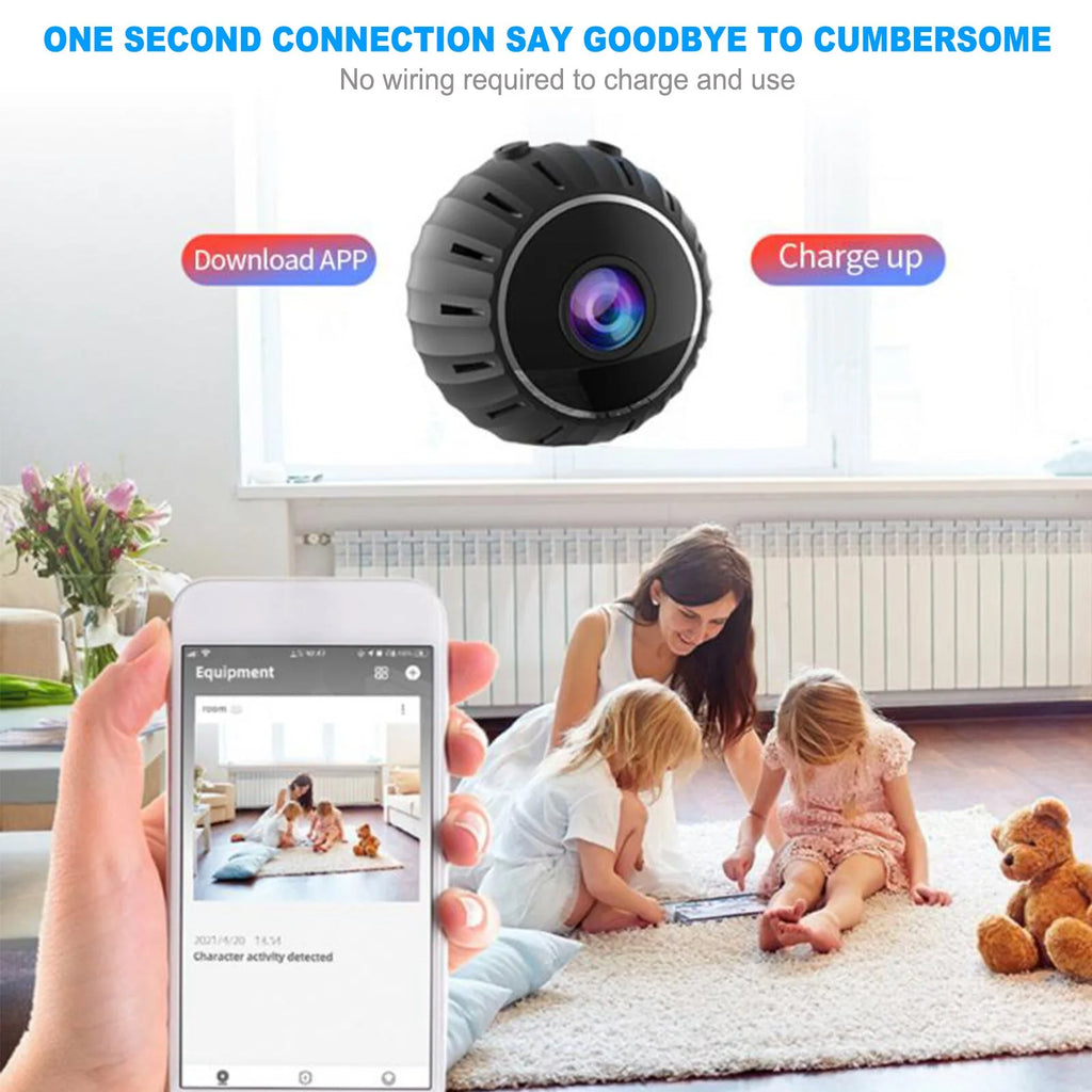 Mini Hidden Spy Nanny Camera Wifi Home Security HD 1080P DVR