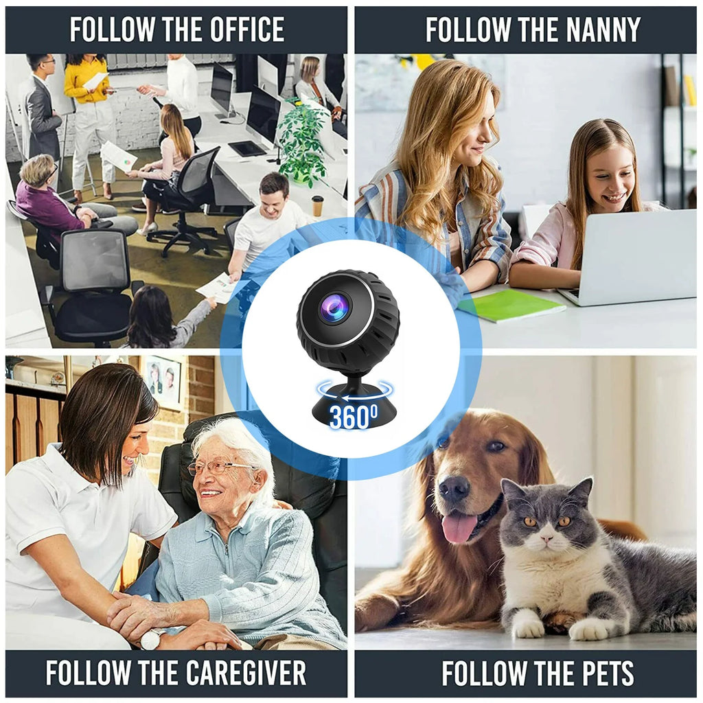 Mini Hidden Spy Nanny Camera Wifi Home Security HD 1080P DVR