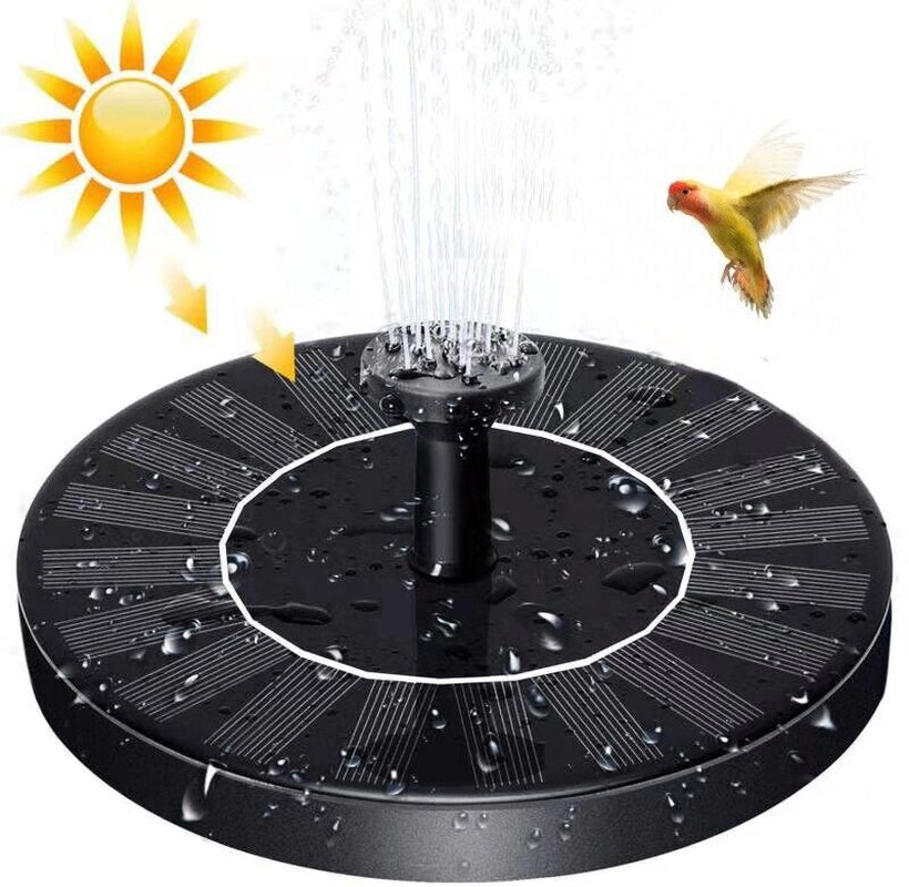 Solar Power Bird Bath Fountain Pump Upgrade 1.4W with 4 Nozzle