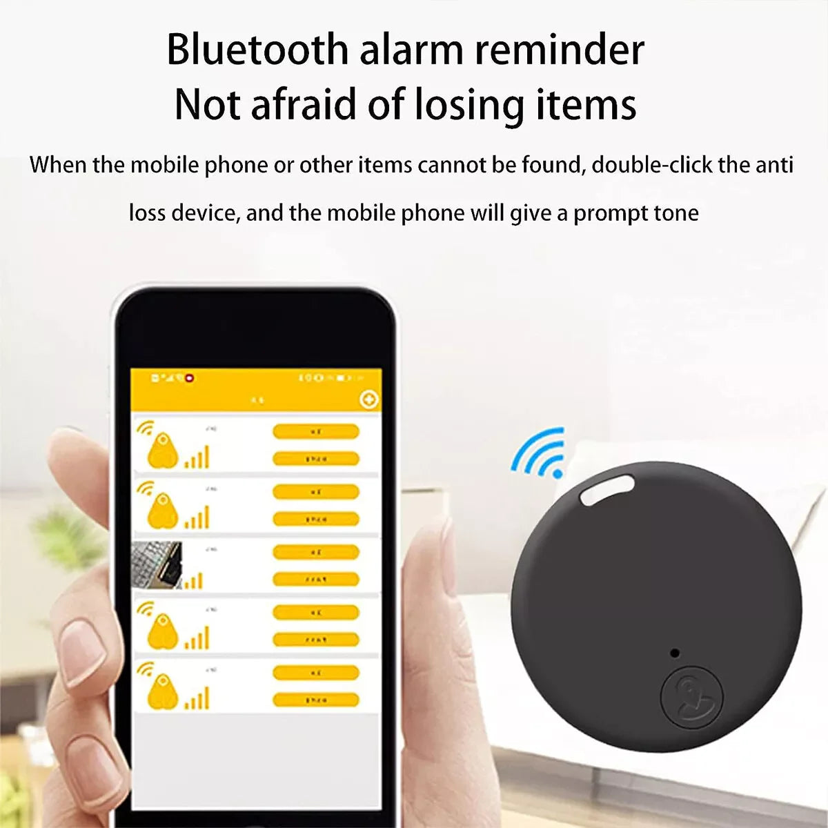 Bluetooth Mini GPS Tracking Air Key Tag Child Pet Finder
