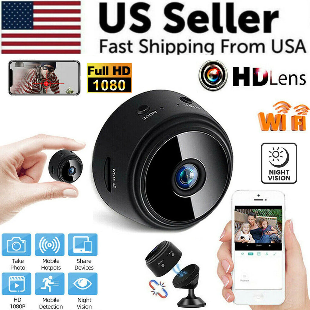 Mini Hidden Spy Nanny Camera Wifi Home Security HD 1080P DVR